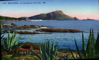 Boulogne-sur-Mer - O Dramont e a Ilha de Ouro. RM — editor Rostant, n° 613