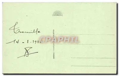 Trouville - As barcas de pesca — C.S. 11 — editor C.S. (Clichés da Sociedade) — Verso