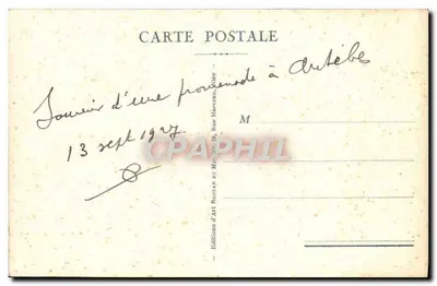 Antibes — Ein Stück der alten Mauern — RM — Rückseite