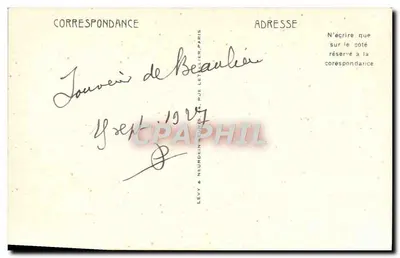Beaulieu-sur-Mer — Publiczny ogród — LL — Rewers