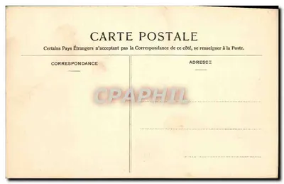 O Esfinge dos Druidas (Gorges de Franchard) — Floresta de Fontainebleau — Editor T.F. n°51 — Verso
