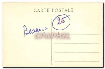 Besançon — O Doubs e o Ponte Batente — Cl. L. Gaillard-Prêtre, Besançon — Verso