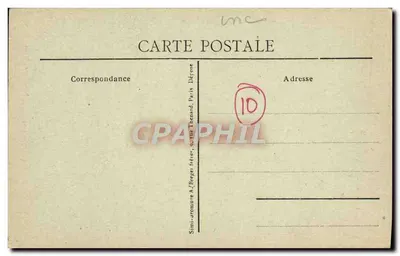 Wnętrze kościoła w Petit-Maîly — wydawca A. Bregeot bracia, Paryż — Rewers