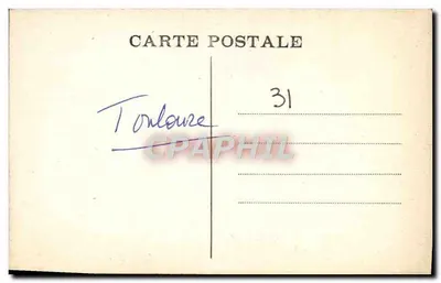 Toulouse — Katedra św. Etienne — Nef — Wyd. F. Fourmont, Toulouse — Rewers