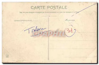 Toulouse - Portail de la Dalbade — wydawca anonimowy, nr 8 — Rewers