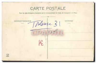 Toulouse - Puerta del Hôtel de Felzins — Fototipia Labouche Frères, Toulouse, n°45 — Reverso