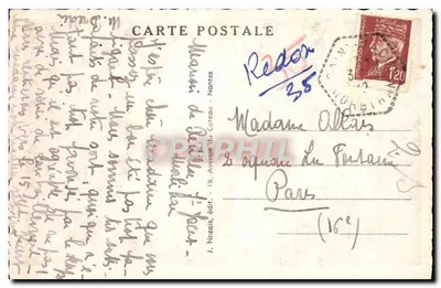 Redon (Ille-et-V.) — Absydę kościoła Świętego Zbawiciela — Rewers