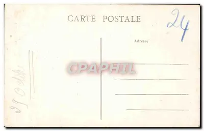 Périgueux — Interior da Igreja da Cidade, A Cátedra — Editor não identificado, n° de série 4 — Verso