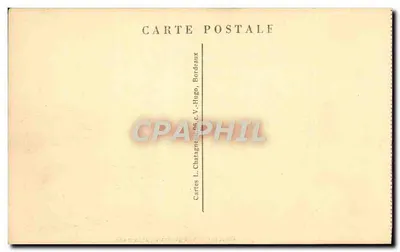 Bordeaux — Vista geral sobre o Porto — Cartes L. Chatagnéau, 65, C. V. Hugo — Verso