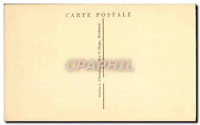 Bordeaux — Porte du Palais (XIV wiek) — Wydawca E. Bec — Rewers