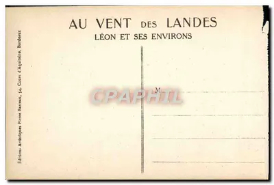 Léon - Vue panoramique — paysage rural avec maisons à colombages — éditeur Gabriel DUFAU — Reverso