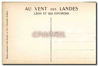 Estrada de Léon para Mollets — O Tuc de la Fourche — Gabriel DUPAU — Verso
