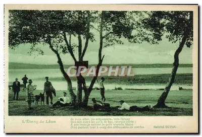 O Lago de Léon — Poema de Gabriel Dufau — Edições Artísticas da Aquitânia