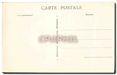 St-BREVIN-LES-PINS — beschattete Straße mit altem Auto — Verlag J. Poupin, Nr. 704 — Rückseite