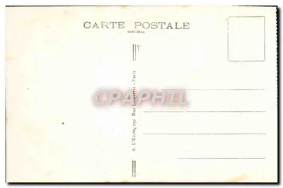 Foresta di Compiègne — Padiglione del vagone della pace — editore A. L'Hôte, 139 Rue Laffayette, Parigi — Verso