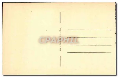Environs de PEIRA-CAVA (A.-M.) — Floresta de Turini — Editor L. Gillet & Cie, Nice — Verso