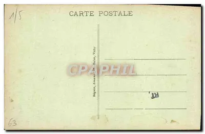 Clermont-Ferrand — A Prefeitura — Ideal, n° 4032 — Verso