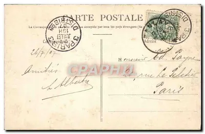 Zamek Tanlay — Wieże — wydawca Bertrand — Rewers