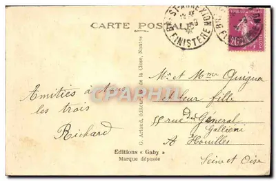 Brest — La Escuela Naval — Gaby, n°51 — Reverso