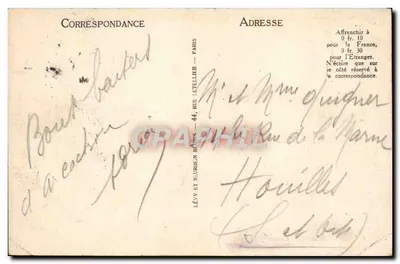 Arcachon — Vue du port en contre-jour — L.L. Éditeur Lévy et Naurden, n° 101 — Verso