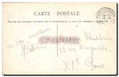 Zamek Marguerite de Bourgogne (Couches) — Historia i opis — Wydawca nieznany — Rewers