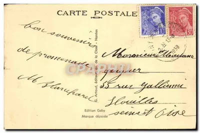 La Bouille (S.-Inf.) — Vista Geral e a Sena — Edição Gaby — Verso