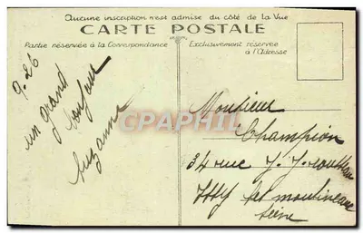 Dom Rostand w Arnaga — Widok z Pavytu — Fototypia Marcel Delboy, Boécéada — Rewers