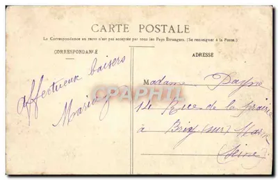 Lézardrieux — Ponte Suspensa sobre o Trieux (154m de comprimento) — Coleção Hamon, Goingsamp — Verso
