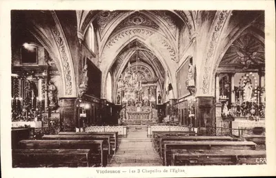 Vicdessos — as 3 Capelas da Igreja — Edit. Rougoud
