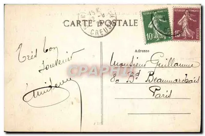 Crozant — As Ruínas — A Creuse Pittoresca, n°140 — Verso