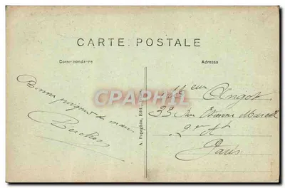 Châteauroux (Indre) — O Rio Indre e a Vista Geral (Oeste) — A.P. — Verso