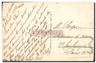 St-Quentin — Il Campanile del Municipio — C. A. Associazione degli Arti Fotografici — Verso