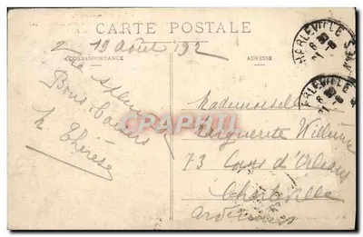 Le Grand-Bé — Côte d'Émeraude — Saint-Malo — Châteaubriand — Verso