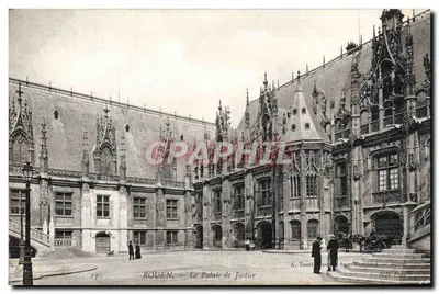 Rouen — Le Palais de Justice — A. Toutou (Saint-Hubland, Impr.)