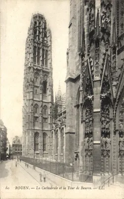Rouen — La Cathédrale et la Tour de Beurre — LL