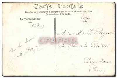 Mailly-le-Château — O Desaguador — A. Toulout editor — Verso