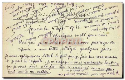 Amiens — Pałac Miejski — LL. — n°39 — Rewers