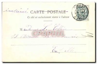 Paris - Bois de Boulogne - A Passerelle — editor anônimo, n° 486 — Verso