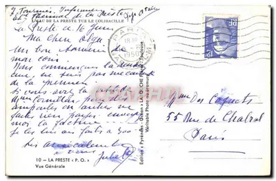 La Preste - Vista Geral — Edição La Ouche - P.O. — n°10 — Verso