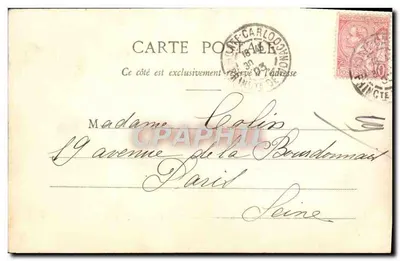 Monte-Carlo - Subida da Costa, os Hotéis - Edição Guetta, n°588 — Verso