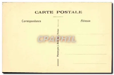Reims — Starszy klasztor św. Remigiusza (Szpital) — Klasztor — Fototypia J. Bienaime, Reims — Rewers