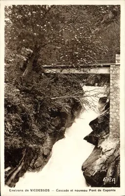 Arredores de VICDESSOS — Cachoeira e novo Ponte de Caponta — ERA