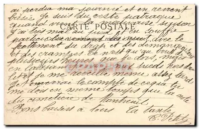 Antica Abbazia dei Vaux de Cernay — Lato del Parco — A. BOUVIER, Stampa Ed. Locatari — Verso