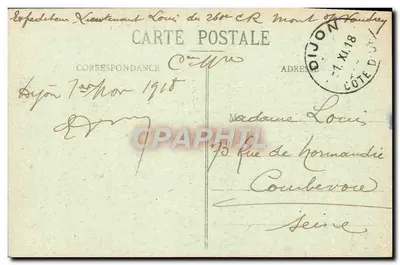 Dijon - Algemene uitzicht, oostkant - L. V., uitgever — Achterkant