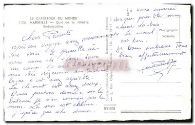 Embarque en Marsella — Société Éditions de Pierre Clapier — n°1126 — Reverso