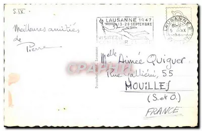 Lausanne — Katedra — Perrochet, n°6168 — Rewers