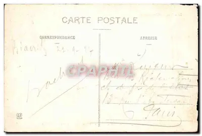 Biarritz - Avenue de Bayonne e Hotel Lefèvre — Fototipia Labouche Frères, Toulouse, n°1189 — Verso