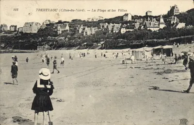 TRESTRAOU (Côtes-du-Nord) — A Praia e as Villas — JND HOT