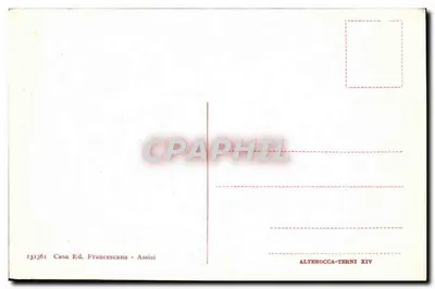 Assisi - Grobowiec św. Franciszka — Casa Ed. Francescana, n° 131361 — Rewers