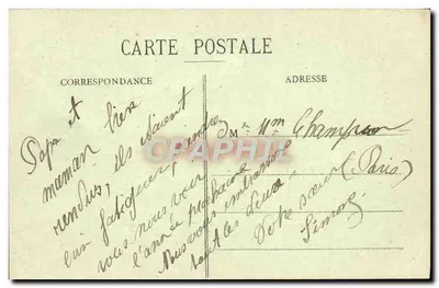 Tours (Indre-et-Loire) - Jardim das Prébendas de Ouro - A. B. — Verso